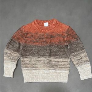 Baby Gap Boy’s Gradient Sweater - Orange and Brown